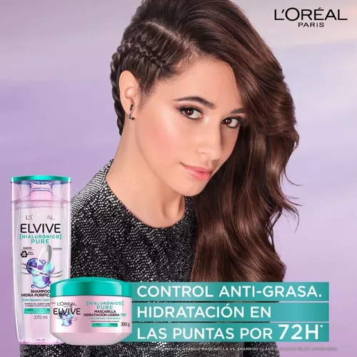 CHAMPU MISCELAR ELVIVE LOREAL PARIS CONTROL DE GRASA