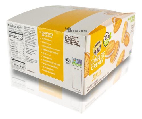 Galletas Lenny And Larry's Vainilla 12 Packs Tipo Oreo