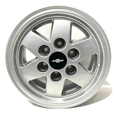 Rodas Aro 15 6x139 Modelo Chevrolet D20 Conquest 4 Rodas Cor Prata