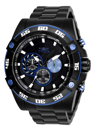 Reloj Para Hombre Invicta Speedway 28022 Negro