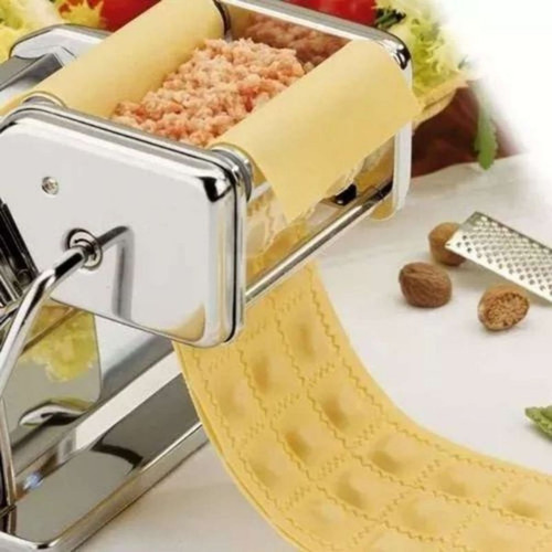 Maquina De Massas Caseira Ravioli E Mini Pastel Inox Prática