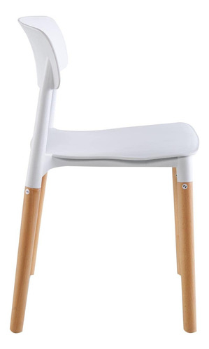 Sillas Eames De Comedor Estocolmo Estilo Nórdico White