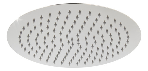 Regadera Redonda Acero Inoxidable 30cm Con Brazo Cromada