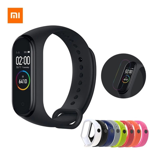 Mi Band 4 Versão Global + 2 Pulseiras Extras + 2 Películas