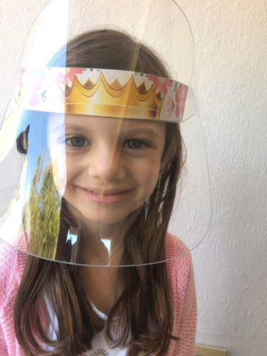 Imagem 2 de 7 de Máscara De Proteção Face Shield Infantil Exhimia