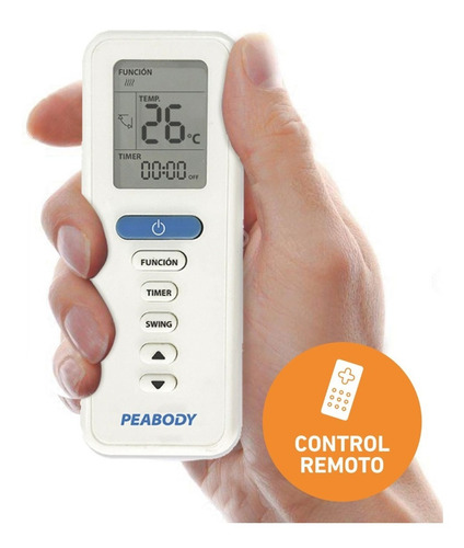 Imagen 9 de 10 de Calefactor Split Peabody Pe-cvu20 C/remoto Digital Touch