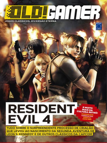 Bookzine Old!gamer Volume 17: Resident Evil 4, De Editora Europa. Editorial Europa, Capa Mole Em