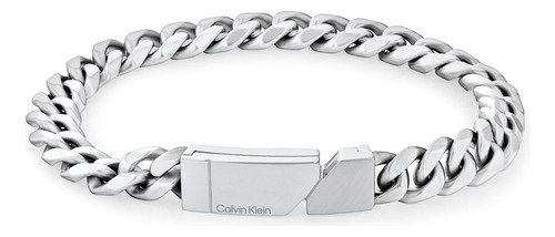 Calvin Klein Pulsera 35100006 Con Placa De Identificación