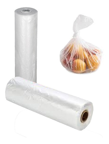 Bobina Sacos Plásticos Para Alimentos 30x38cm 500 Unid.