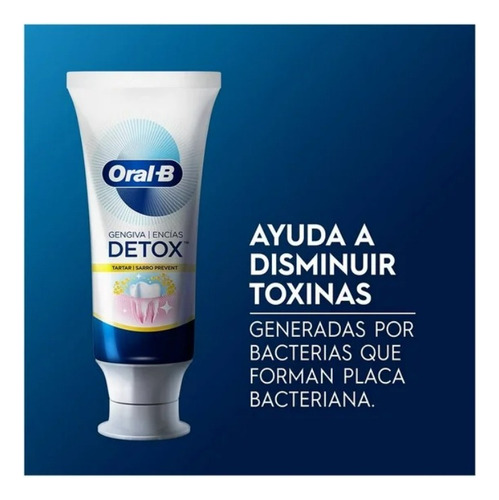Pasta Dental Oral-b EncĂas Detox Sarro Prevent 80ml - 12 Pzs