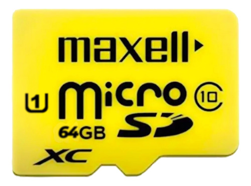 Tarjeta De Memoria Maxell Mcsd-64 Cl10 Uhs-1 Con Adaptador Sd 64gb