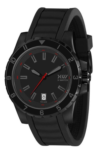 Relógio X-watch Masculino Ref: Xmnp1008 P1sx Esportivo Black