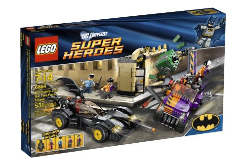 El Batimóvil Lego Super Heroes Y La Persecución A Dos Caras