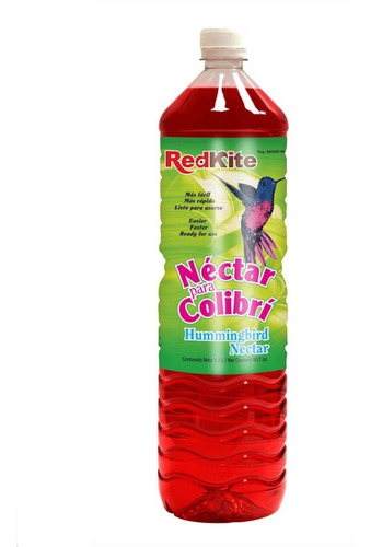 Imagen 1 de 3 de Alimento Nectar Colibrí 1.5 Litros Listo Para Usarse Redkite