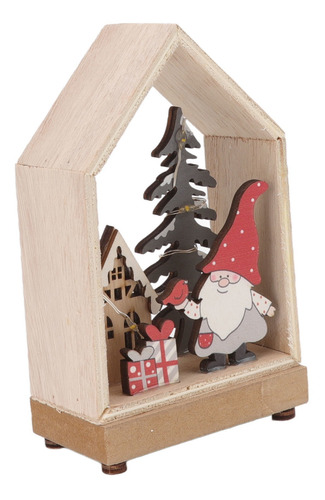 Adorno Navideño De Escritorio Para Decoración De Casas, Luz
