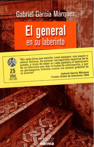 Libro Fisico El General En Su Laberinto  Original