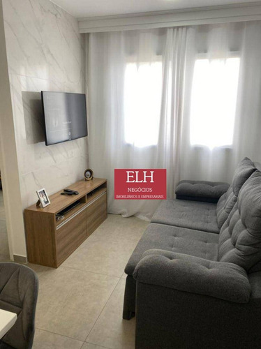 Imagem 3 de 15 de Apartamento Novo Com 2 Dormitórios À Venda, 42 M² Por R$ 282.000 - Jardim Campanário - Diadema/sp - Ap0140