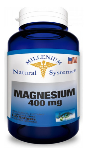 Magnesium 400 Mg 100 Softgel Natur - Unidad a $439