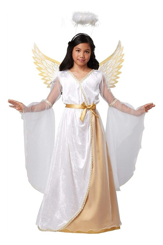 Disfraz Infantil De Ángel Guardián Para Niñas Talla Xs