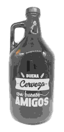 Growler, Botellon Para Cerveza  Con Buenos Amigos