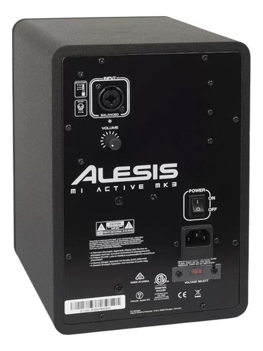 Monitor De Referência Para Estúdio Alesis M1active Mk3 65 W