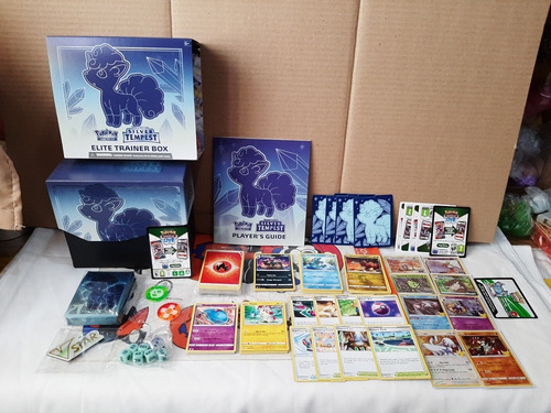 Elite Trainer Box Silver Tempest Abierta Con Muchas Tarjetas (Usado)