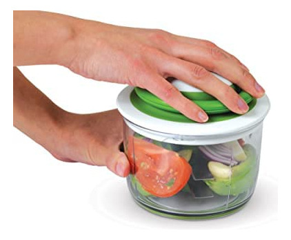 Imagen 6 de 11 de Chefn Veggichop Picador De Alimentos Manual (rúcula), 5,5 X