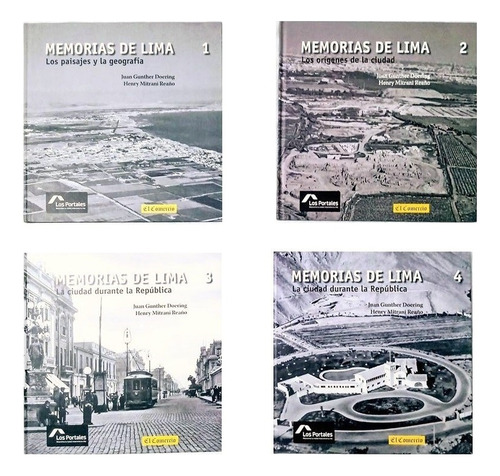 Memorias De Lima - 4 Libros Nuevos - Colección El Comercio