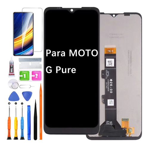 Pantalla Lcd Táctil Para Moto G Pure Xt2163 Original