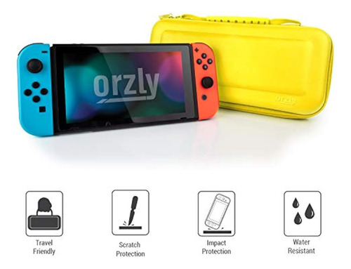 Estuche De Viaje Para Nintendo Switch Protector Amarillo
