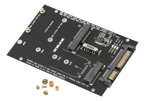 Adaptador M.2 Ngff Msata Ssd A Sata 3.0 De 2.5 Pulgadas, Con