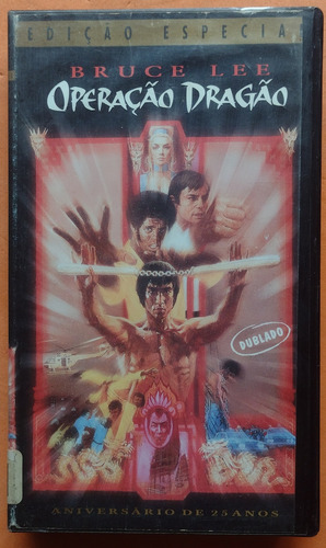 Fita Vhs Bruce Lee Operação Dragão Edição Especial Nacional (Usado)