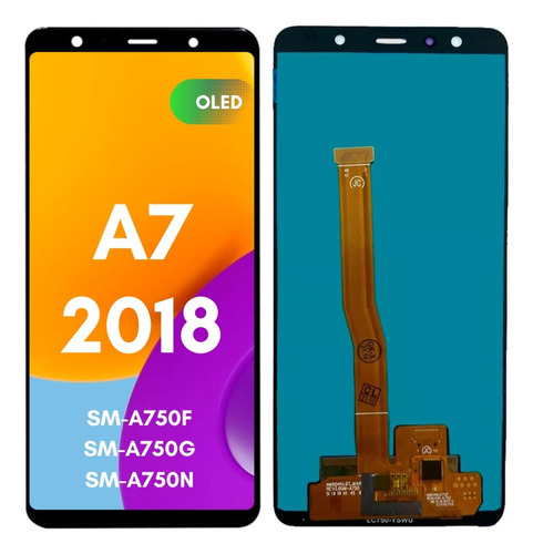 Pantalla Display Para Samsung A7 2018 Sm-a750f A750g Oled