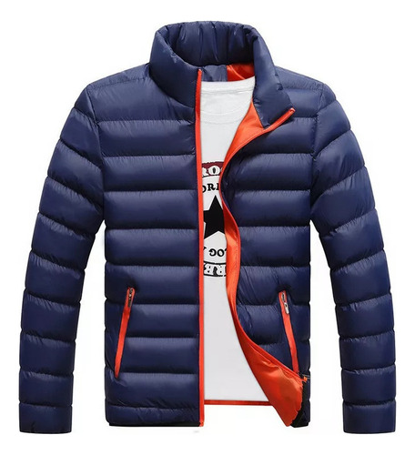 Wyf Cómoda Chamarra De Invierno Casual Acolchada Para Hombre
