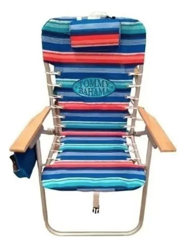 Silla Plegable Tommy Bahama Para Exterior Raya Color Azul