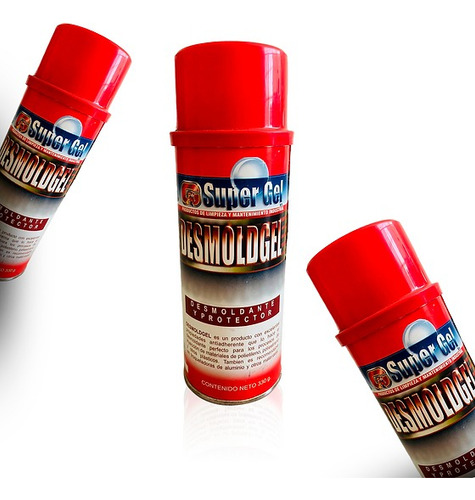 Desmoldante Silicon Concentrado En Spray 330gr 3 Piezas