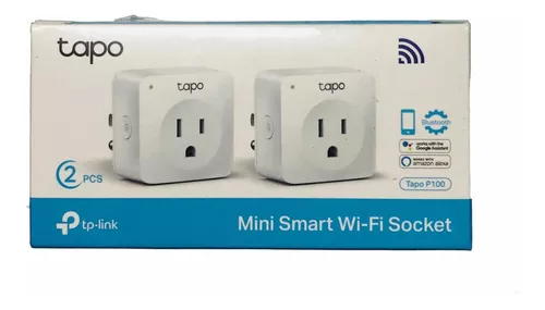 Mini Enchufe Inteligente Wi-Fi Tp Link Inteligente Mini Tapo P100 2 Pack