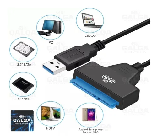 ADAPTADOR SATA 2.5 A USB 3.0