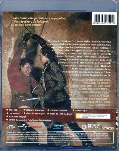 Blu-ray O Escudo Negro De Falworth Classicline Bonellihq P20
