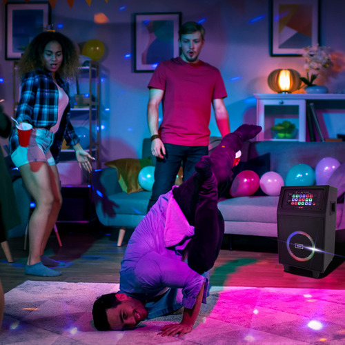 Sistema De Altavoz De Karaoke Portátil Pyle - Altavoz