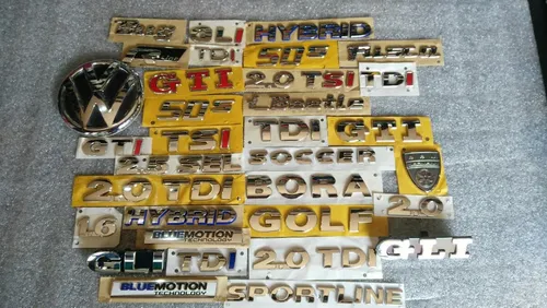 Para Emblemas Vw Originales Rline Jetta Golf Beetle
