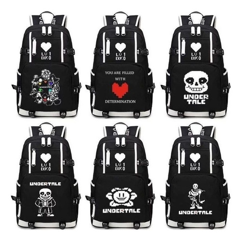 A Mochila Para Portátil Undertale Flower Sans Bolsas De Viaje