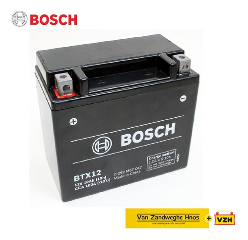 Imagen 1 de 1 de Batería Moto Bosch Ytx12-bs Suzuki Dr650s Er 94/95