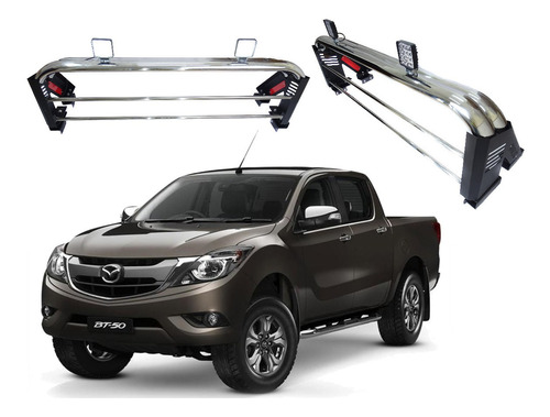 Barra Antivuelco Acero Kanroad Sport Mazda Bt50 2012-2021