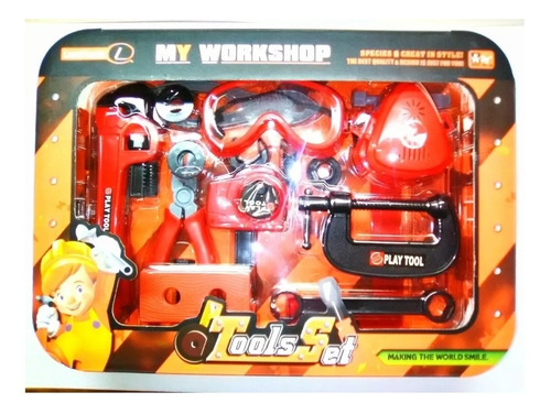 Imagen 1 de 2 de Set De Herramientas Para Niños De Juguete 20 Piezas Toolsset