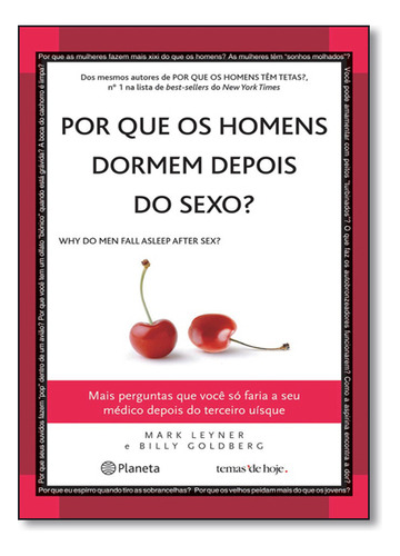 Por Que Os Homens Dormem Depois Do Sexo?, De Billy Goldberg. Editora Planeta Em Português