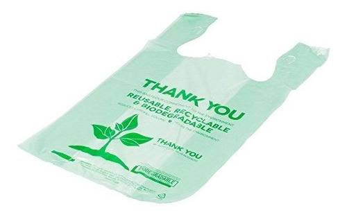 1/6 Camiseta Biodegradables Las Compras De Comestibles Bolso