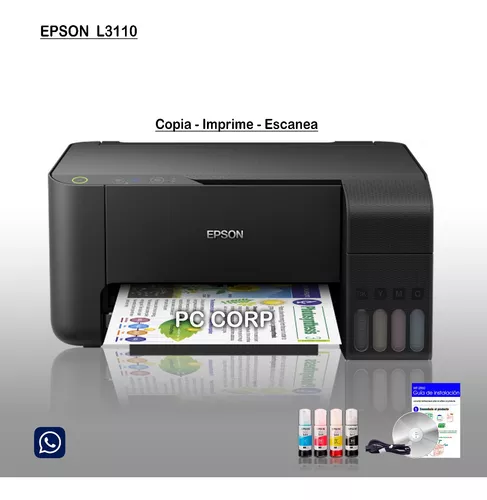 Epson L3110 Sistema Original L3110 Multifuncion 223 Iva Mercado Libre