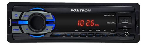 Som automotivo Pósitron SP2210UB com USB e leitor de cartão SD