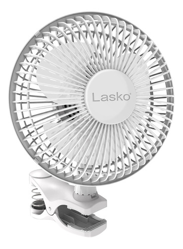 Lasko Clip Fan, 2 Velocidades Silenciosas, Pivote De 360 ??g